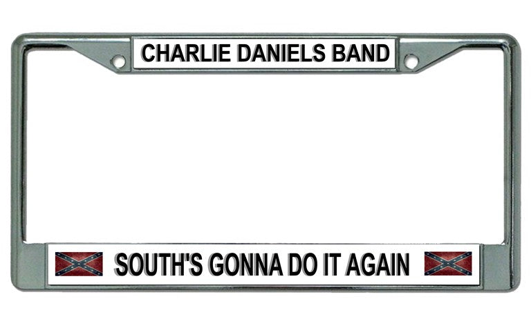 Charlie Daniels Band "South … Again" Chrome License Plate Frame