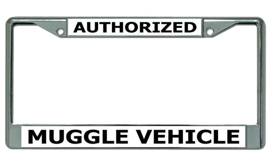 Harry Potter "Authorized Muggle Vehicle" Chrome Frame