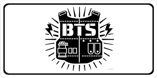 Bangtan Boys Band Photo License Plate