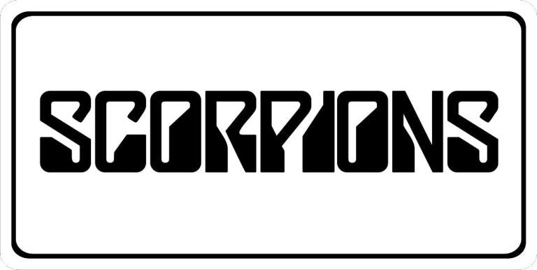 Scorpions Script Scorpions Script Photo License Plate – Auto License Plates Frames