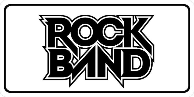 Rock Band Script Photo License Plate – Auto License Plates Frames
