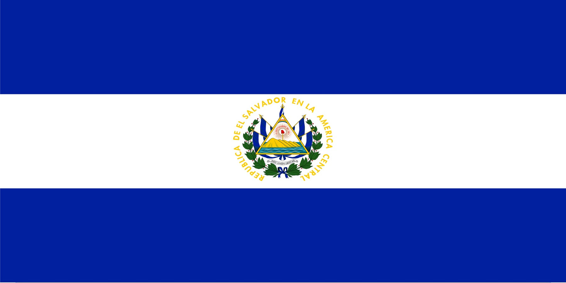 El Salvador Flag Photo License Plate