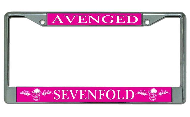 Avenged Sevenfold Chrome License Plate Frame