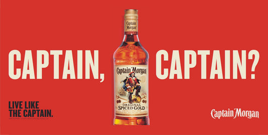 Captain Morgan Live Like The Captain Photo License Plate