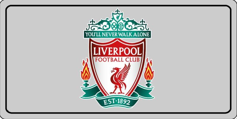 Liverpool Football Club Photo License Plate