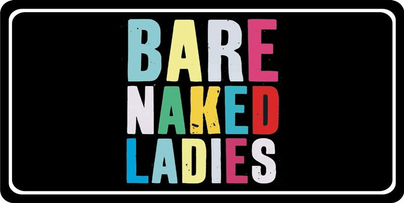 Bare Naked Ladies Photo License Plate