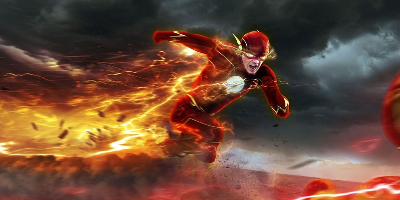 The Flash In Motion Photo License Plate