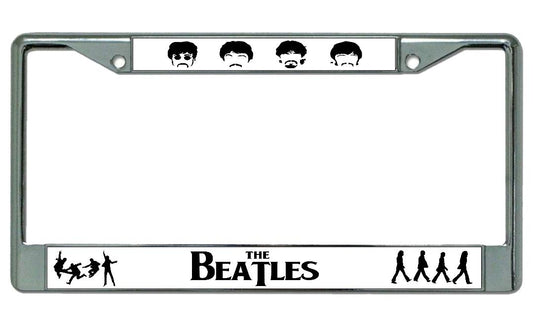 The Beatles Chrome License Plate Frame