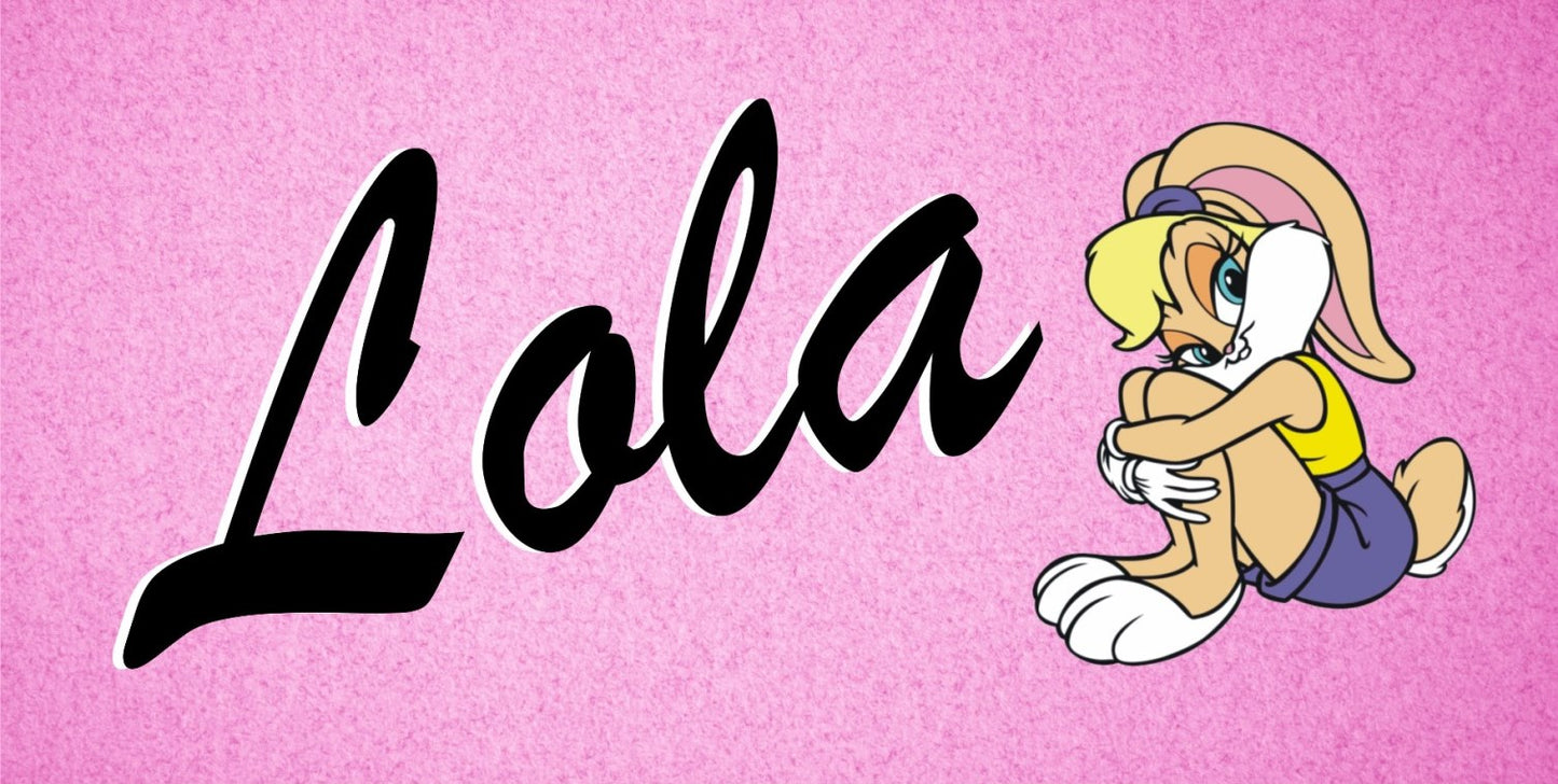 Lola Bunny Photo License Plate