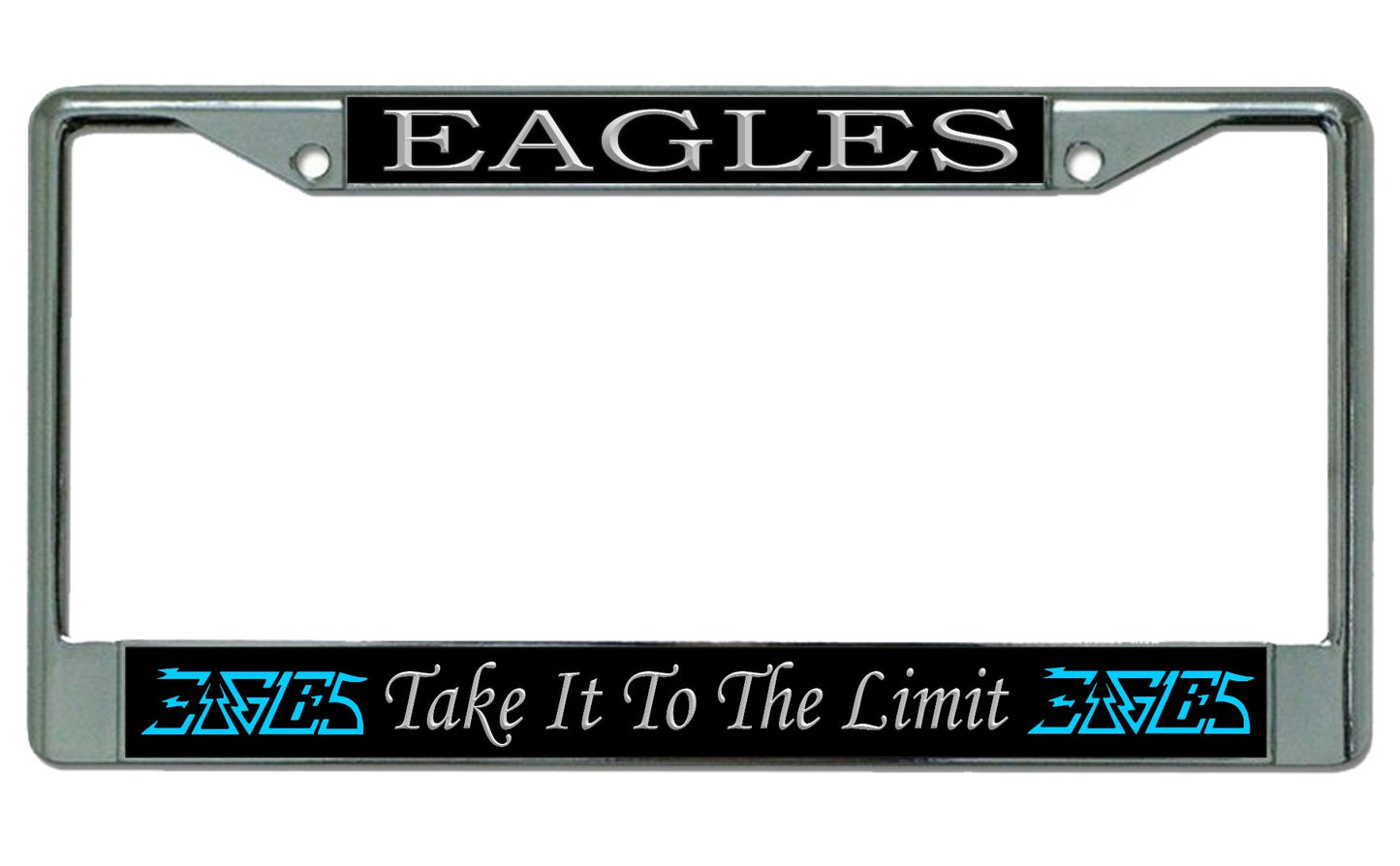 Eagles Take It To The Limit Chrome License Plate Frame