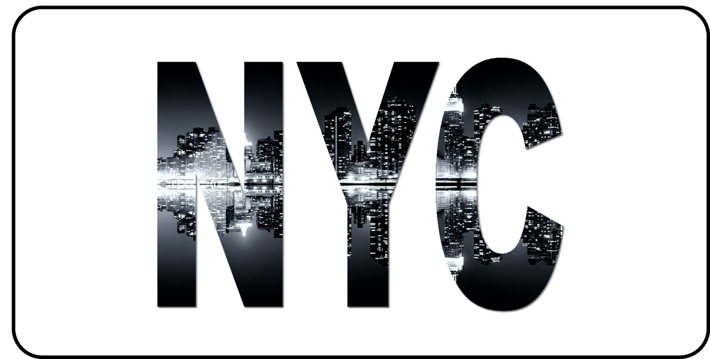 NYC Photo License Plate