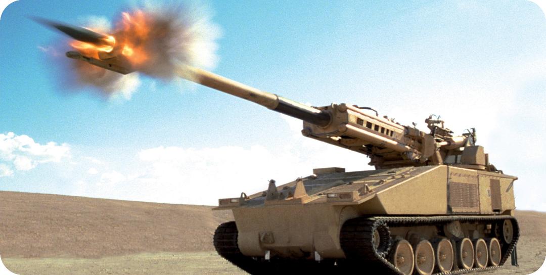 Military Tank Fires Cannon Photo License Plate