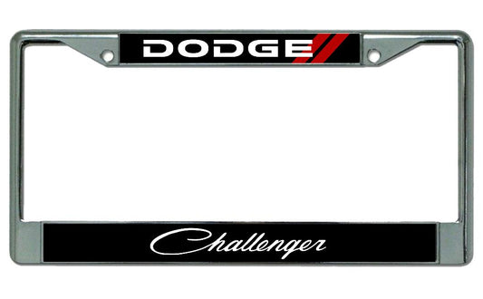 Dodge Challenger Chrome License Plate Frame