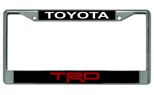 Toyota TRD Chrome License Plate Frame