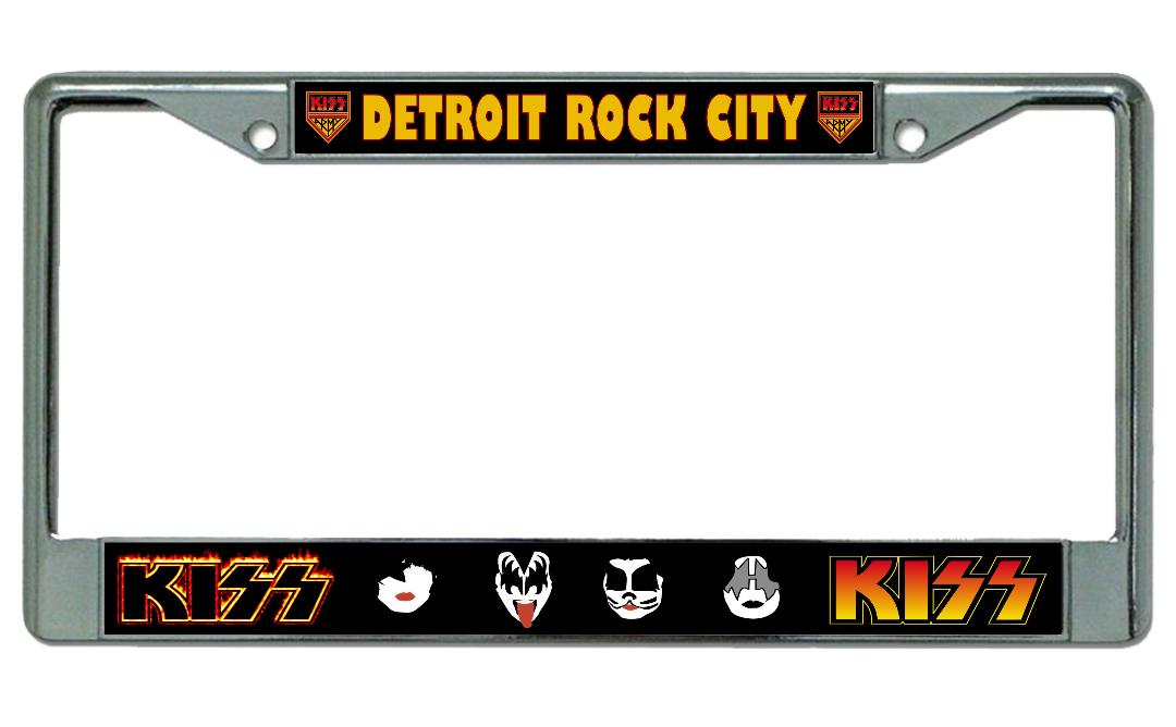 KISS Detroit Rock City Chrome License Plate Frame