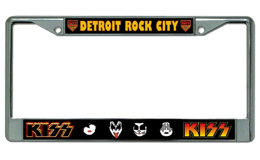 KISS Detroit Rock City Chrome License Plate Frame