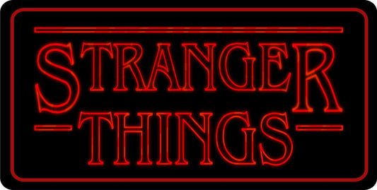 Stranger Things Photo License Plate