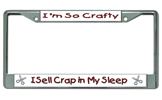 I'm So Crafty … Chrome License Plate Frame