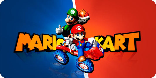 Mario Kart Photo License Plate