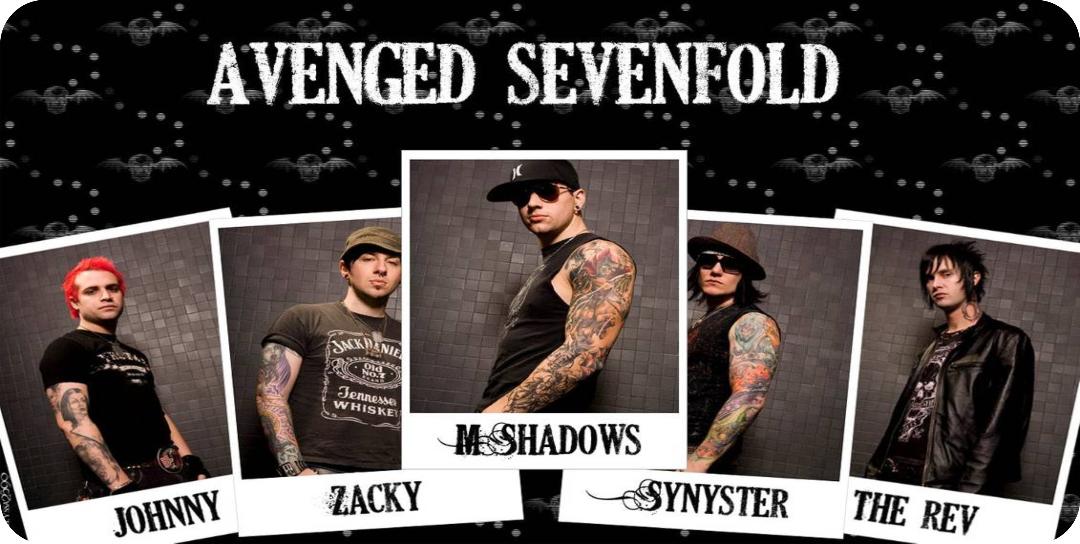 Avenged Sevenfold Band Members Photo License Plate