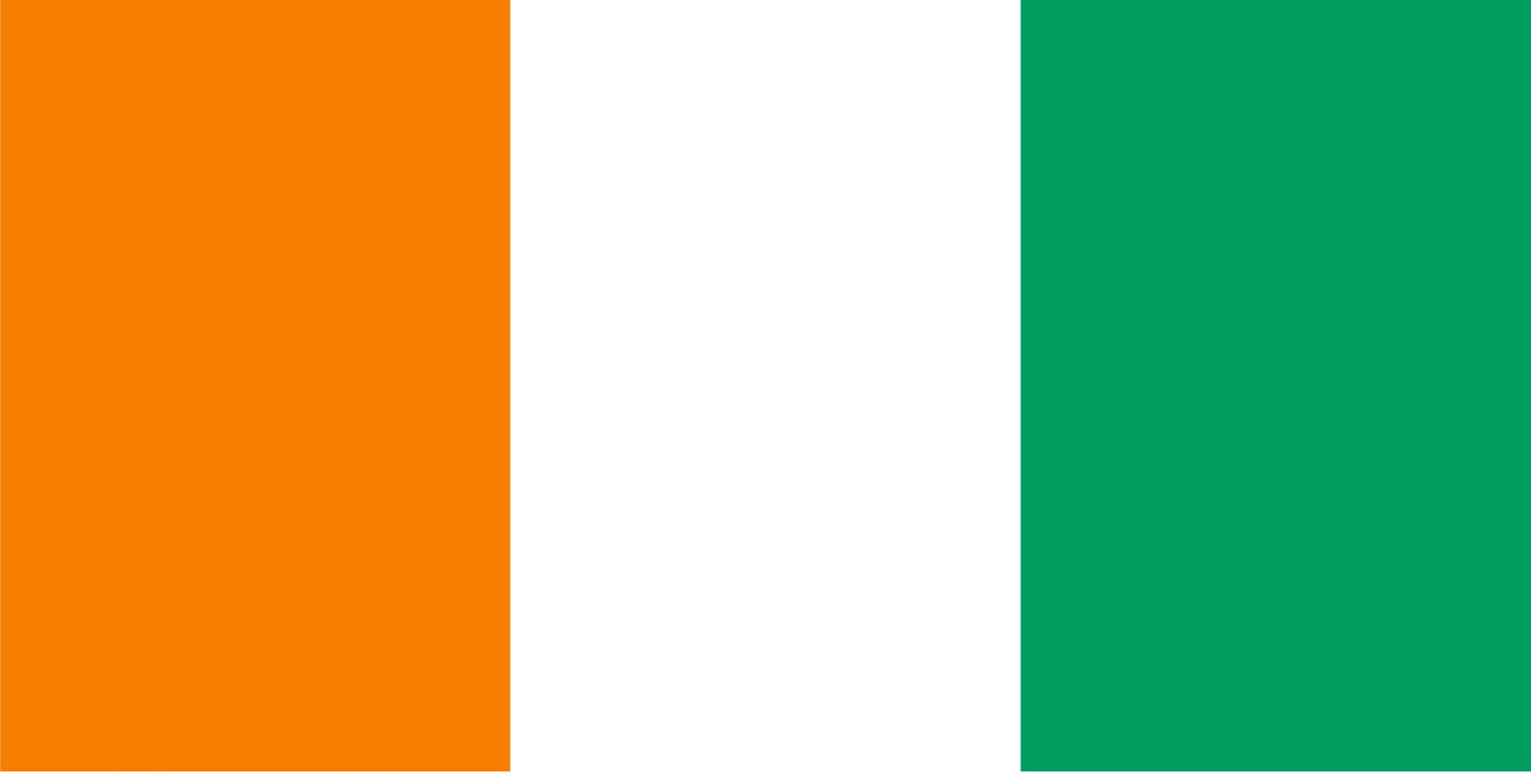 Ivory Coast Flag Photo License Plate