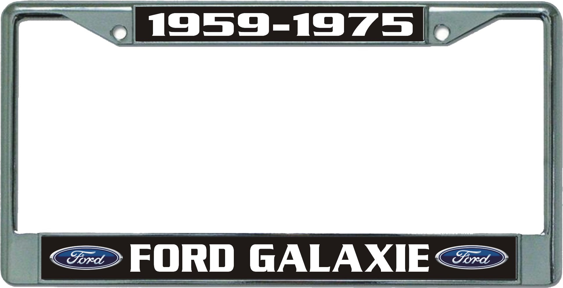 Ford Galaxie Chrome License Plate Frame