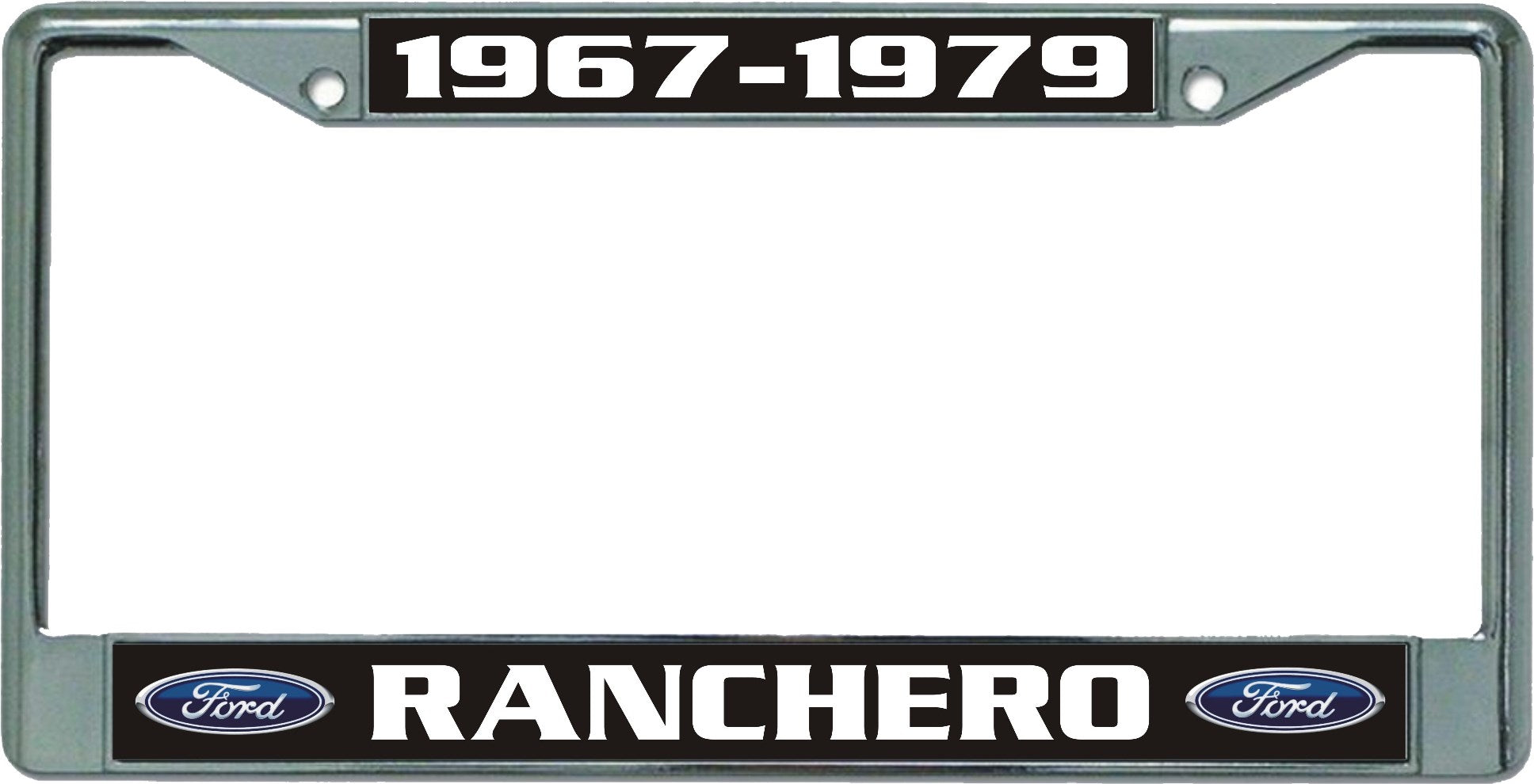 Ford Ranchero Chrome License Plate Frame – Auto License Plates Frames