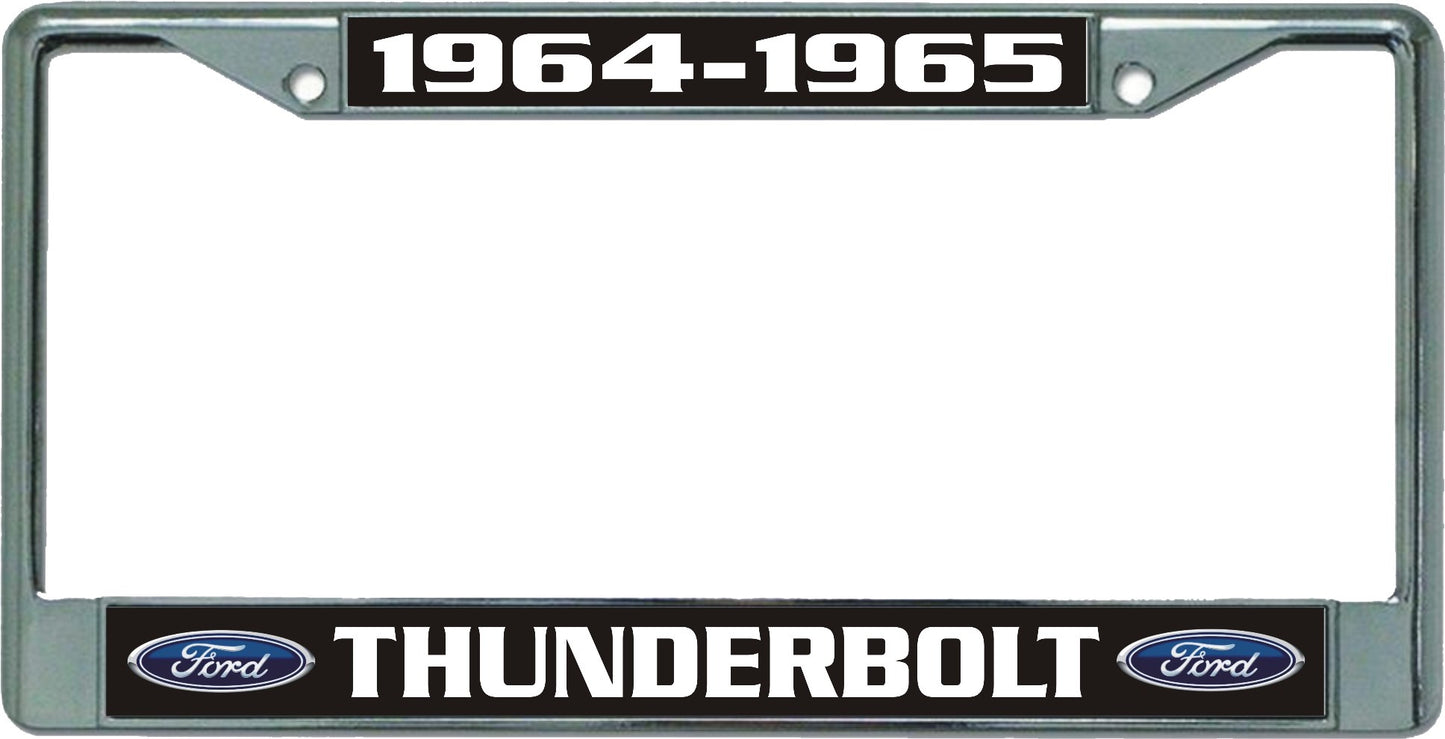 Ford Thunderbolt Chrome License Plate Frame