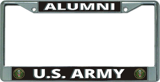 U.S. Army Alumni #2 Chrome License Plate Frame