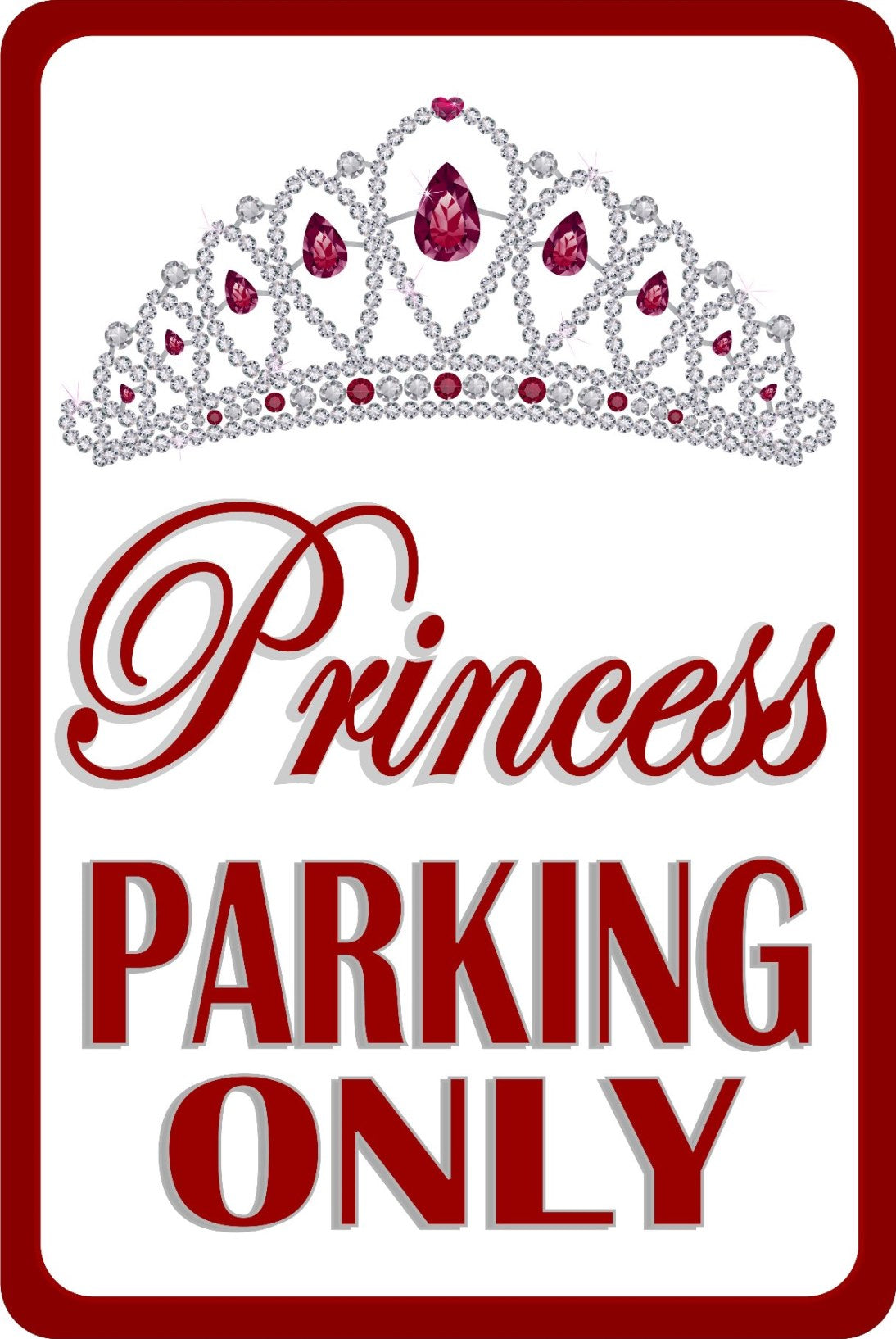 Princess Photo Parking Sign