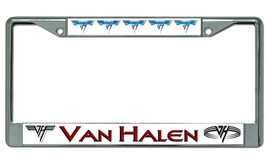 Van Halen Chrome License Plate Frame