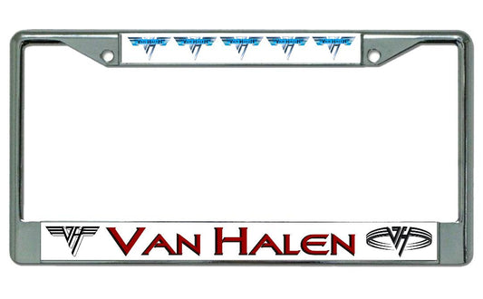 Van Halen Chrome License Plate Frame