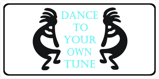 Kokopelli Dance Photo License Plate