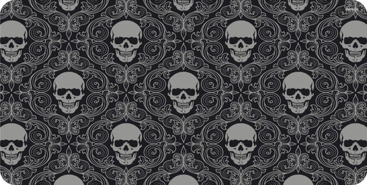 Skull Wallpaper Photo License Plate