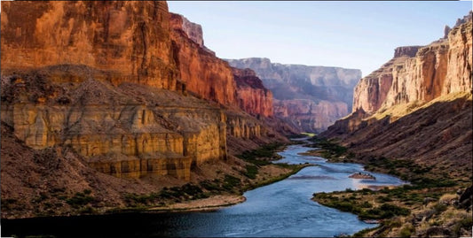 Colorado River Scene Photo License Plate