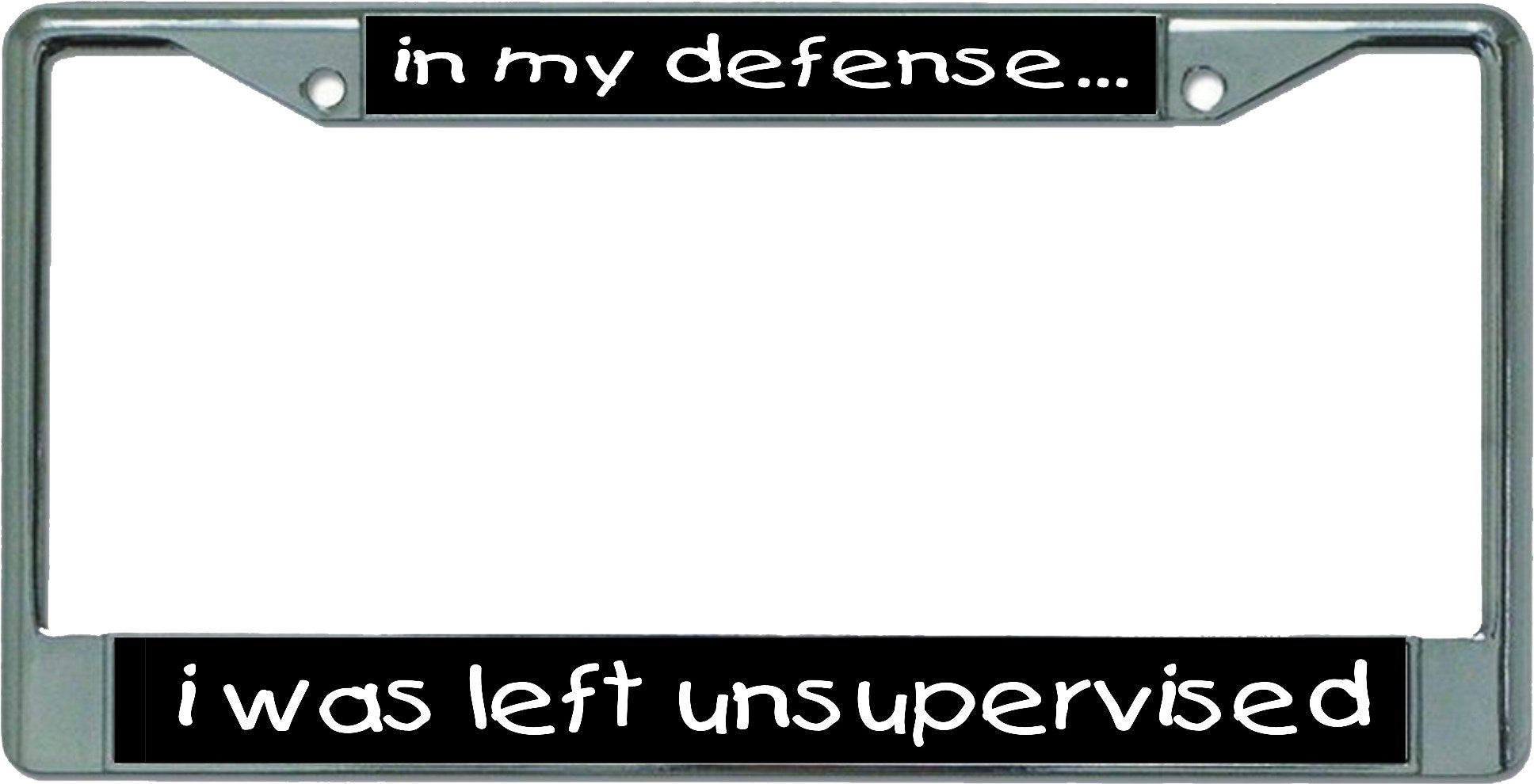 Unsupervised … Chrome License Plate Frame