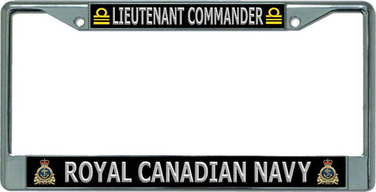 Royal Canadian Navy Lieutenant Commander Chrome Frame