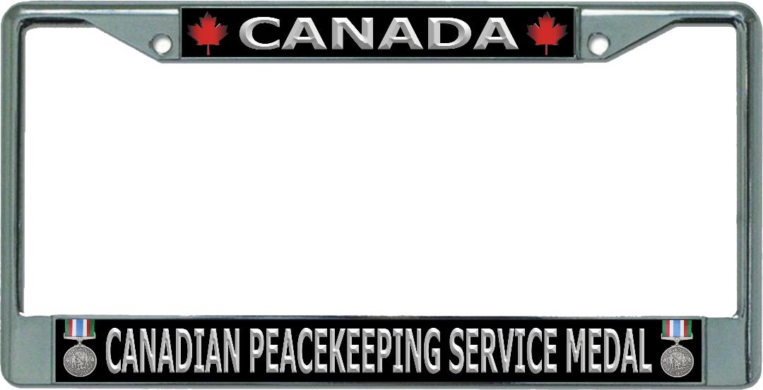 Canada Canadian Peacekeeping Service Medal Chrome Frame