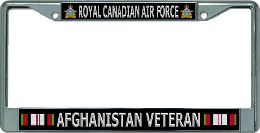 Royal Canadian Air Force Afghanistan Veteran Chrome Frame