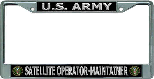 U.S. Army Satellite Operator-Maintainer Chrome Frame