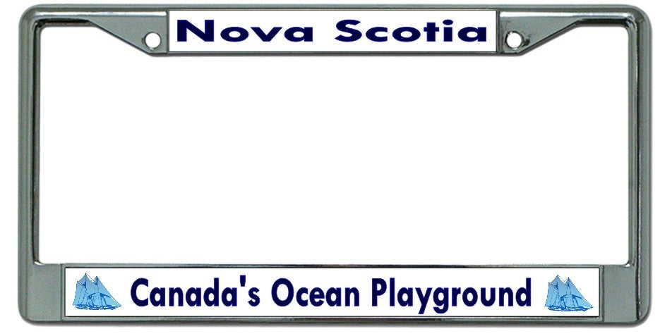 Nova Scotia Canada's Ocean Playground Chrome Frame