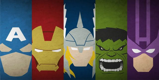 The Avengers Faces Photo License Plate