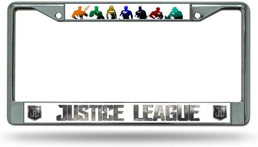 Justice League #3 Chrome License Plate Frame