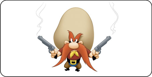 Yosemite Sam Centered #5 Photo License Plate