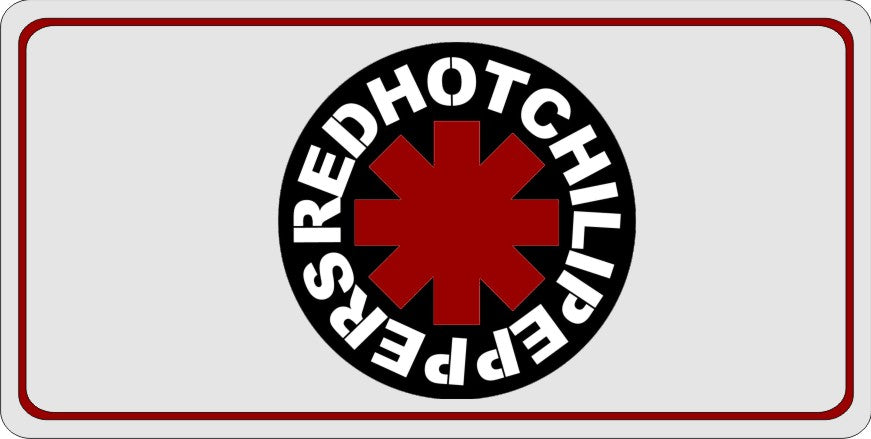 Red Hot Chili Peppers Photo License Plate