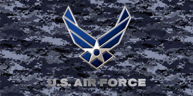 Air Force Camouflage Photo License Plate