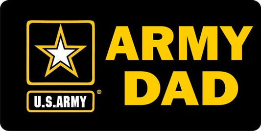 Army Dad Photo License Plate