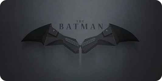 The Batman Gray Logo Photo License Plate