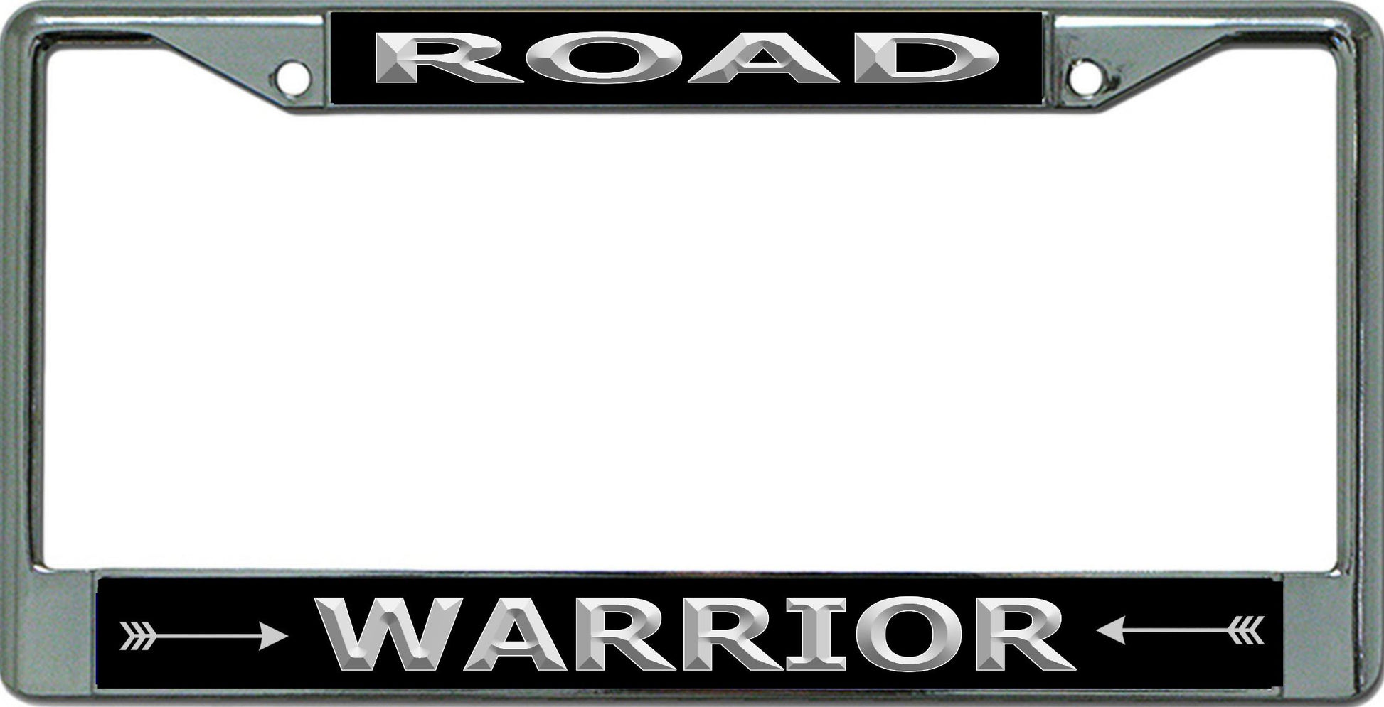 Road Warrior Chrome License Plate Frame