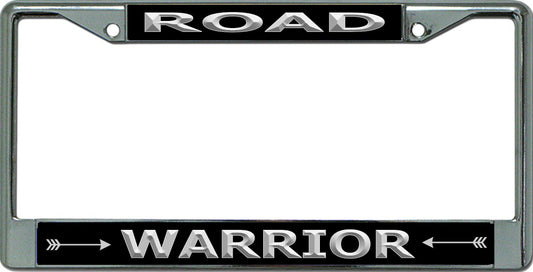 Road Warrior Chrome License Plate Frame